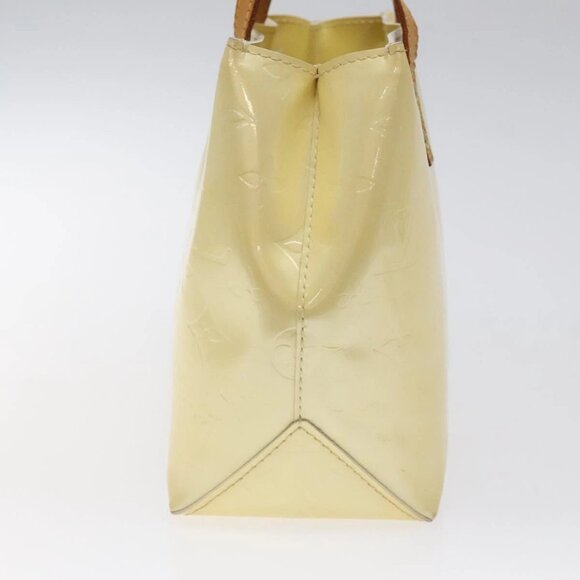 LOUIS VUITTON Monogram Vernis Reade PM Hand Bag Perle - Picture 3 of 15